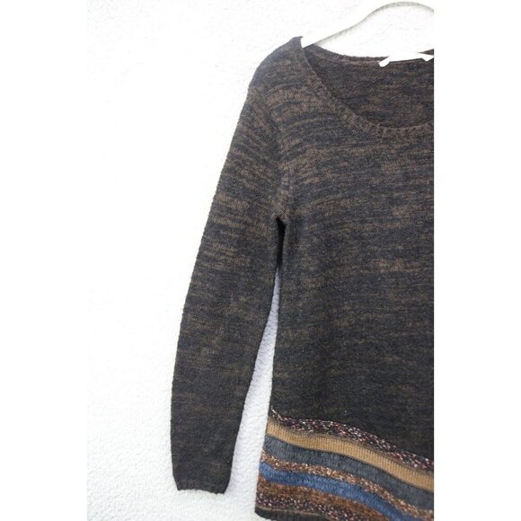 Soft Surroundings Long Asymmetrical Sweater-Size Small-Wool Blend-BOHO - Picture 3 of 10